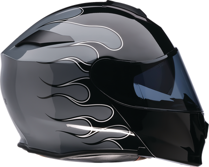 Z1R Solaris 2.0 Modular Helmet - Flame - Black/Gray - 3XL 0100-2841