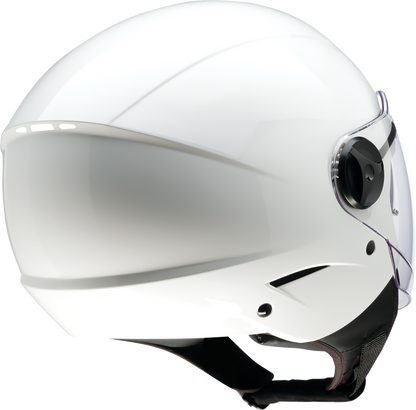 Z1R Scuzzi Helmet - Solid - White - Large 0104-3602