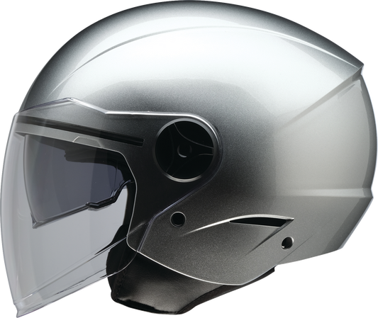 Z1R Scuzzi Helmet - Solid - Silver - Medium 0104-3613