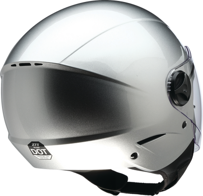 Z1R Scuzzi Helmet - Solid - Silver - Large 0104-3614