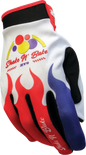 Z1R Z1R Shake N' Bake Moto Gloves - Red/White/Black - Medium 33015423