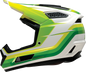 Z1R Dirt Maxx Helmet - Vortex - White/Green - XL 0110-9733