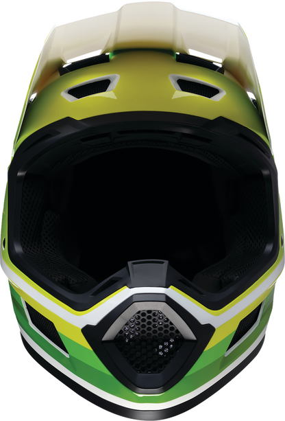 Z1R Dirt Maxx Helmet - Vortex - White/Green - XL 0110-9733