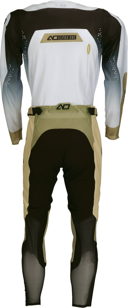 MOOSE OFFROAD Alpha One Jersey - Tan/Black - Medium 2910-8802