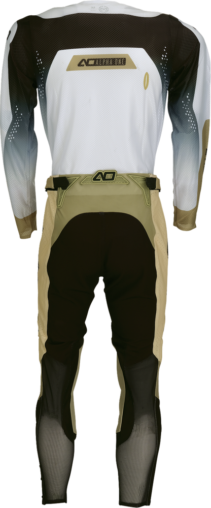 MOOSE OFFROAD Alpha One Jersey - Tan/Black - Medium 2910-8802