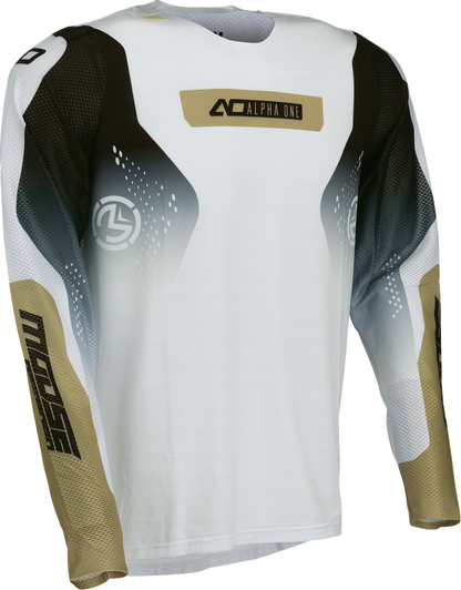 MOOSE OFFROAD Alpha One Jersey - Tan/Black - 2XL 2910-8805