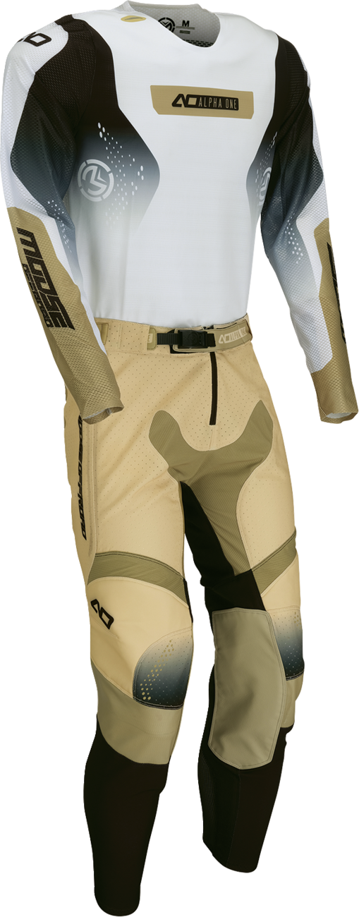 MOOSE OFFROAD Alpha One Jersey - Tan/Black - 2XL 2910-8805