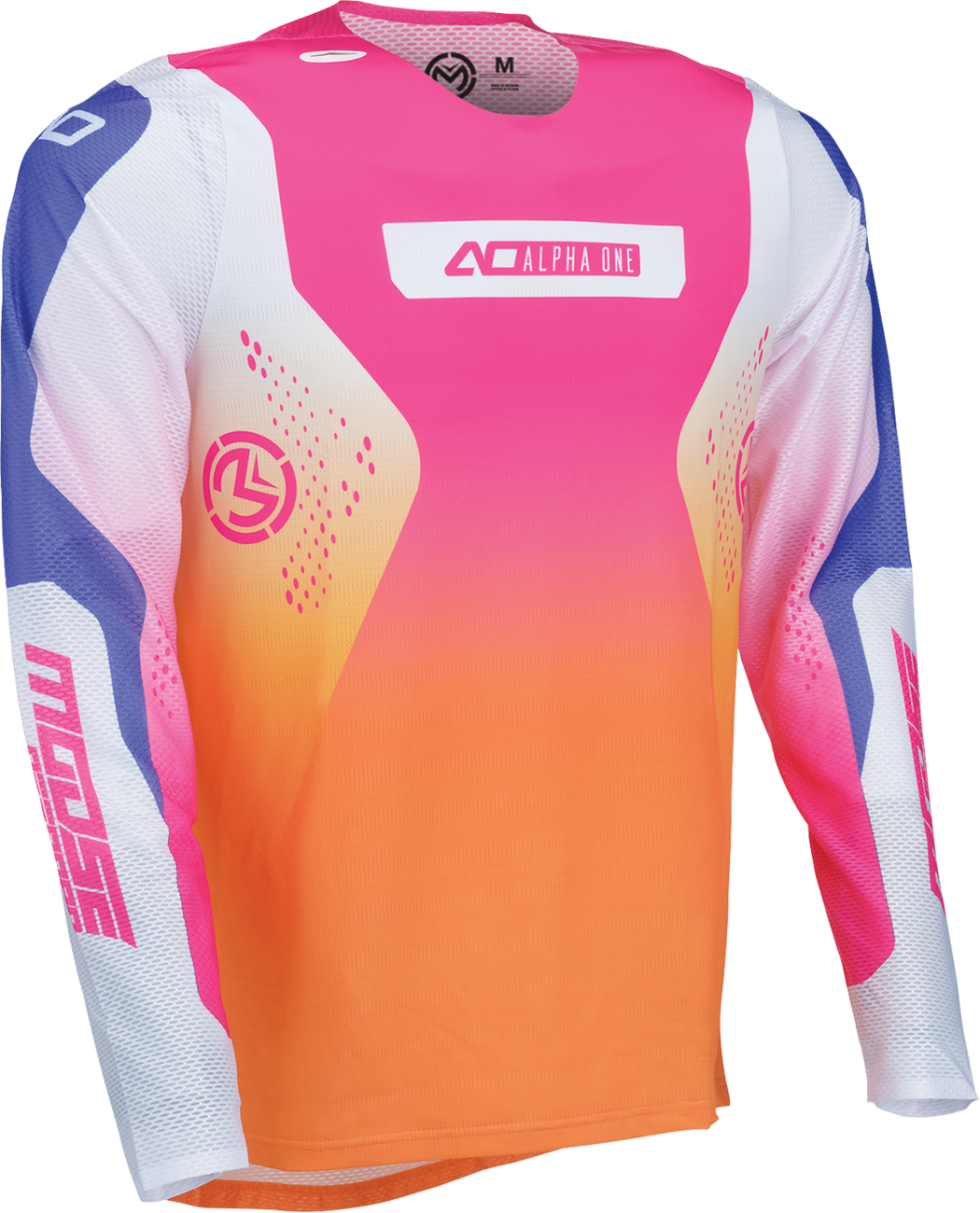 MOOSE OFFROAD Alpha One Jersey - Orange/Purple - Small 2910-8808