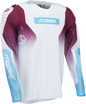MOOSE OFFROAD Alpha One Jersey - White/Purple - Medium 2910-8816