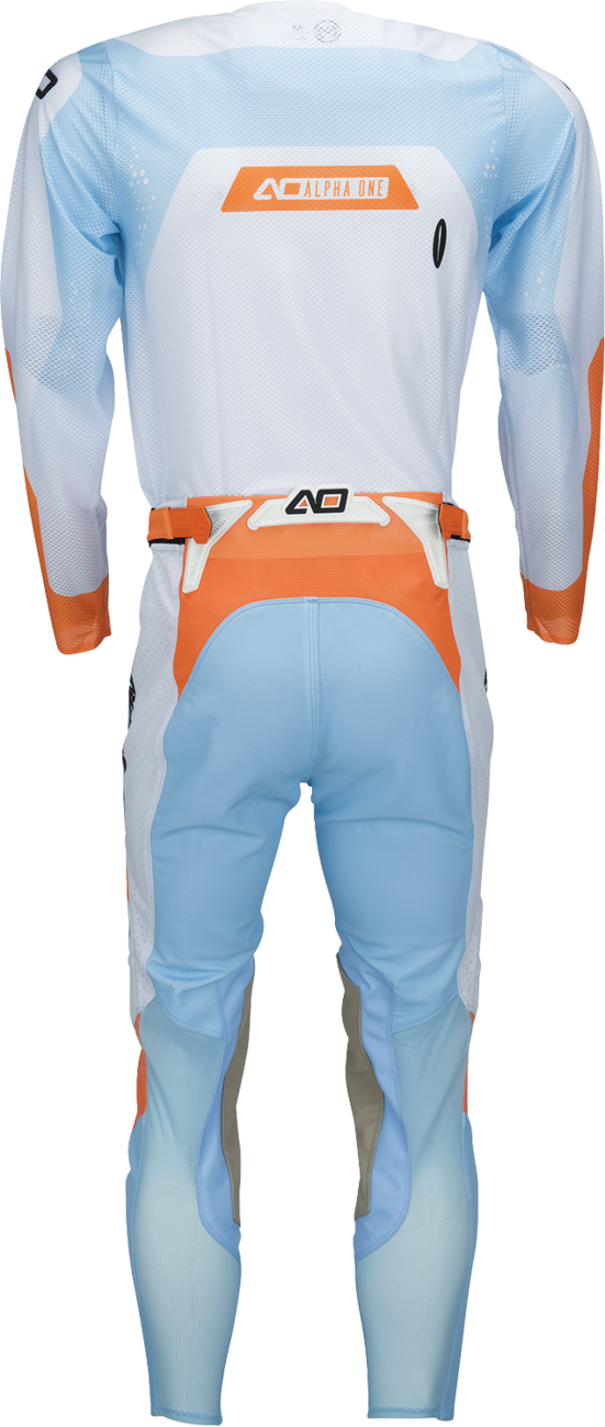 MOOSE OFFROAD Alpha One Pants - Blue/Orange - US 28 Slim 2901-12925