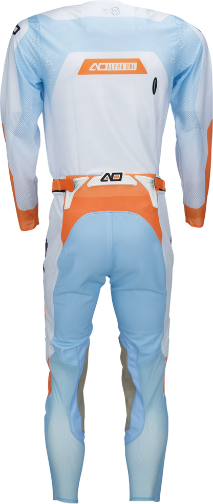 MOOSE OFFROAD Alpha One Pants - Blue/Orange - US 28 Slim 2901-12925