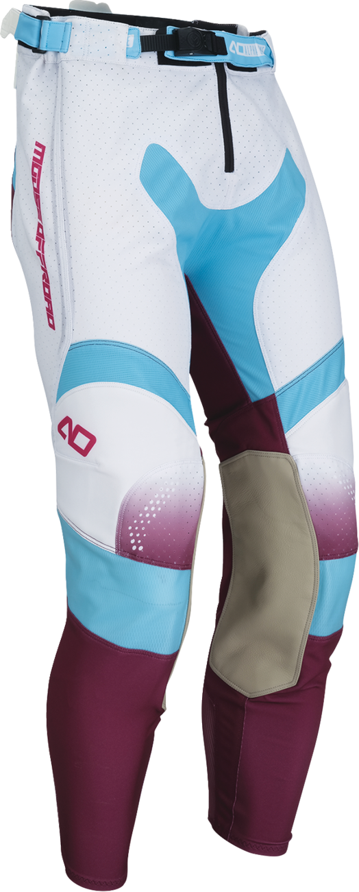 MOOSE OFFROAD Alpha One Pants - White/Purple - US 32 2901-12957