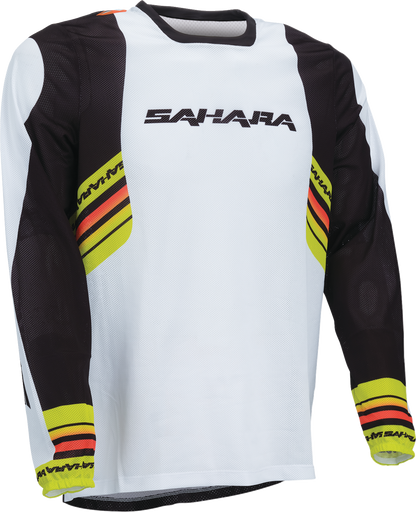 MOOSE OFFROAD Sahara Jersey - White/Black - Large 2910-8775