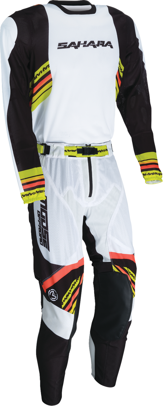 MOOSE OFFROAD Sahara Jersey - White/Black - Small 2910-8773