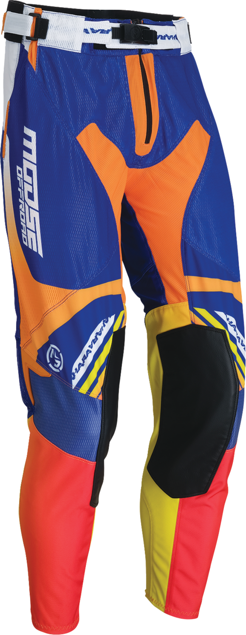 MOOSE OFFROAD Sahara Pants - Blue/Orange - US 26 Slim 2901-12901