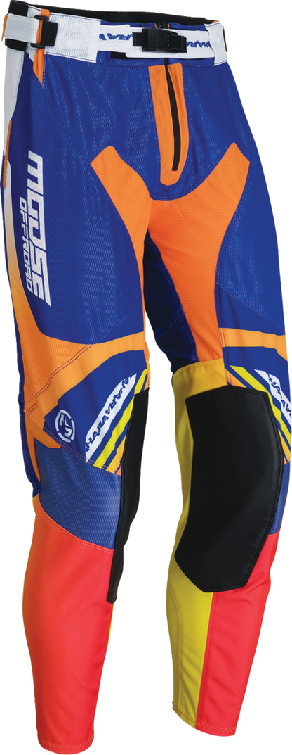 MOOSE OFFROAD Sahara Pants - Blue/Orange - US 26 Slim 2901-12901