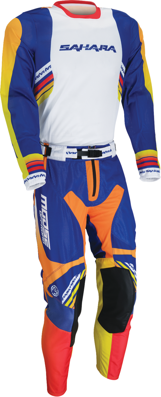 MOOSE OFFROAD Sahara Pants - Blue/Orange - US 26 Slim 2901-12901