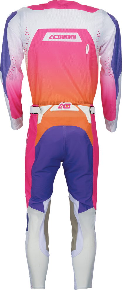 MOOSE OFFROAD Alpha One Pants - Orange/Purple - US 28 Slim 2901-12944