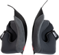 AGV K7 Cheek Pads - Gray/Black - 45 mm 2018500150-629-N