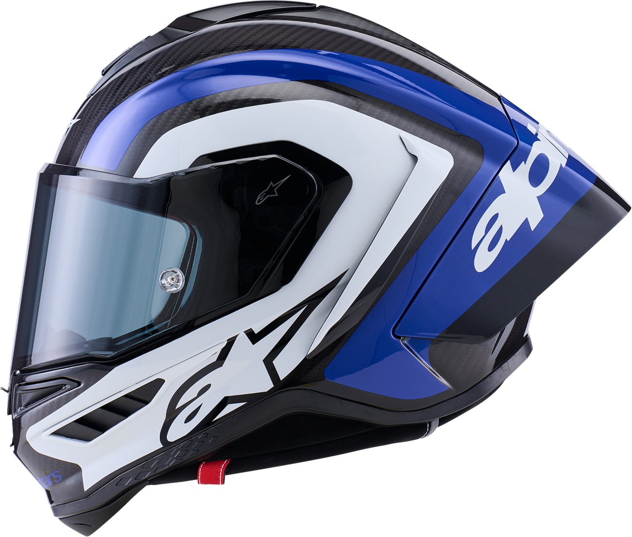 ALPINESTARS Supretech R10 Helmet - 22.06 - Arius - Gloss Black/White/Blue - XS 8203926-1647-XS