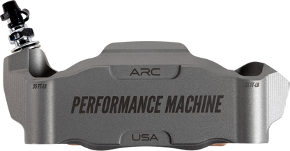 PERFORMANCE MACHINE (PM) Radial Mount Caliper - Front Left - Gunmetal Gray 0052-2427-GYC
