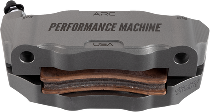 PERFORMANCE MACHINE (PM) Radial Mount Caliper - Front Left - Gunmetal Gray 0052-2427-GYC