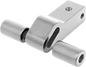 MEMPHIS SHADES Headlight Mount Extension Block - Chrome MEK9893