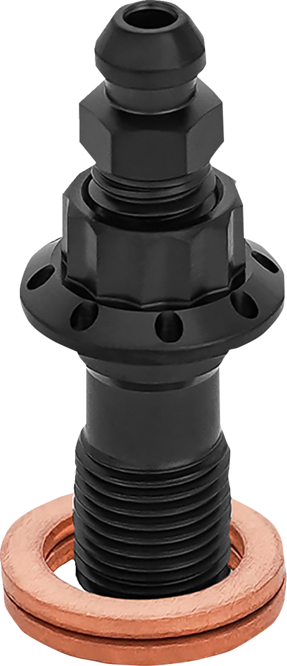 ARLEN NESS Banjo Bolt with Bleeder - 10 mm - Black 300-822