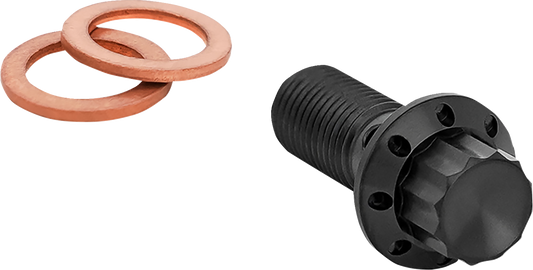ARLEN NESS Banjo Bolt - 3/8"-24 - Black 300-825