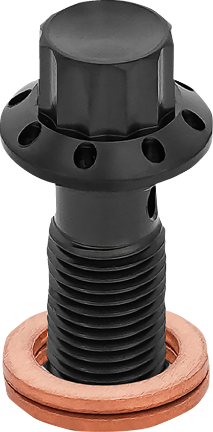 ARLEN NESS Banjo Bolt - 3/8"-24 - Black 300-825