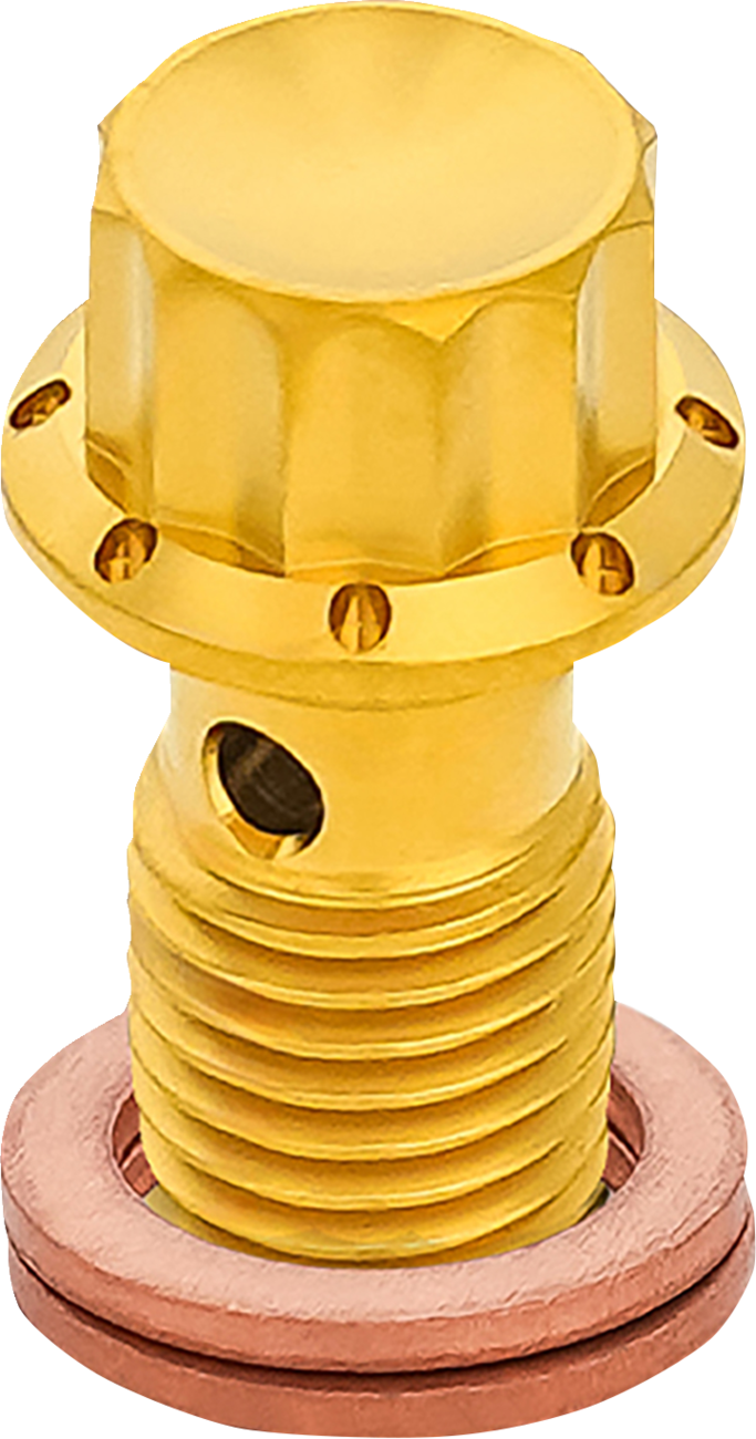 ARLEN NESS Banjo Bolt - M12x1.25 - Gold 300-835