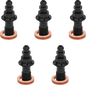 ARLEN NESS Banjo Bolt 5-Pack - 10mm - Black 300-867