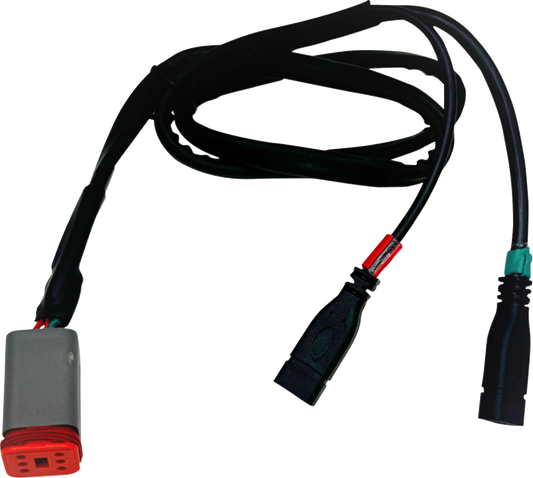 CUSTOM DYNAMICS CarPlay Y-Harness - USB-C - Indian CD-IND-USBC-Y