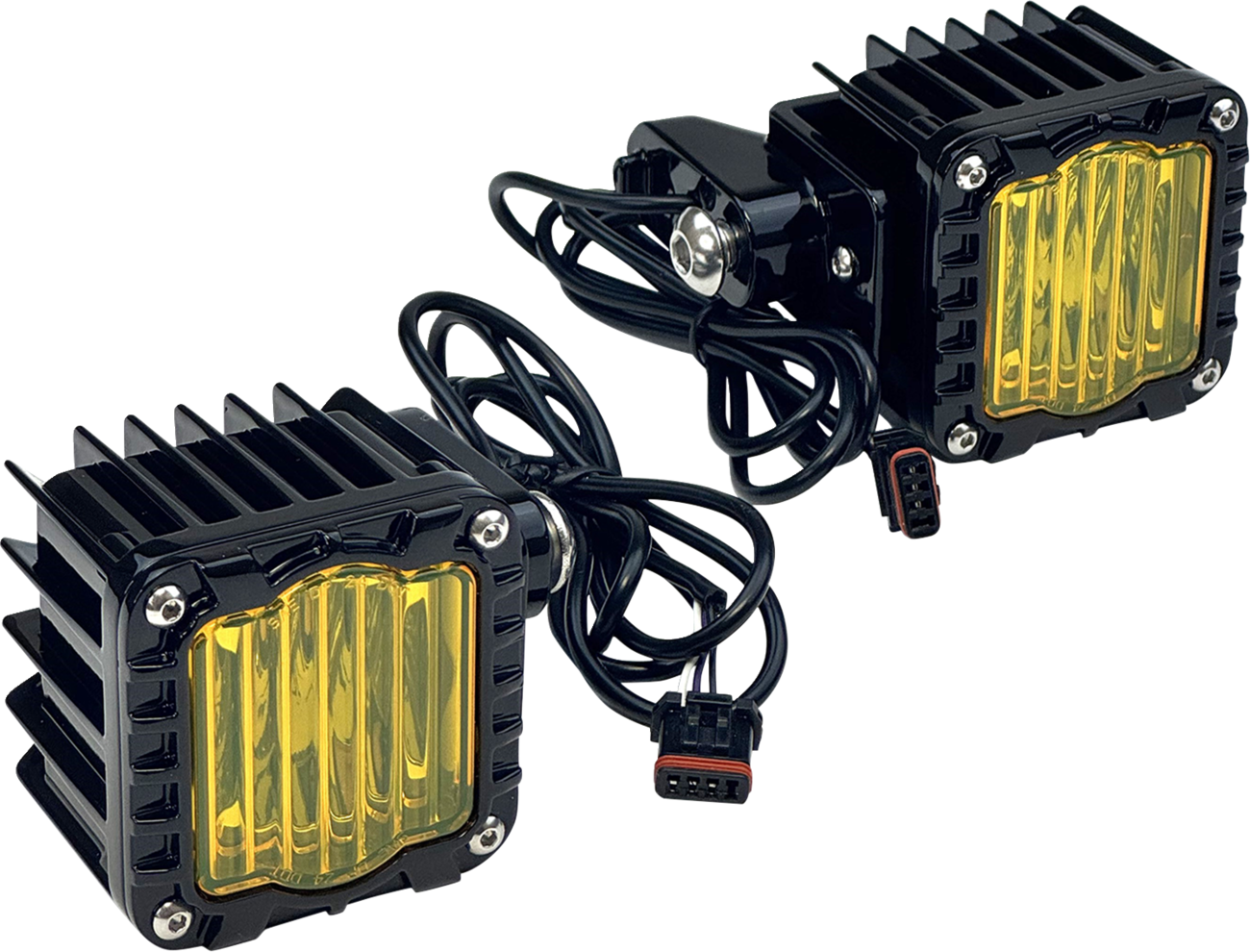 CUSTOM DYNAMICS LED Turn Signals - Selective Yellow Lens - '22-'25 FXLRST/FXRST SD-LRST-FT-YB