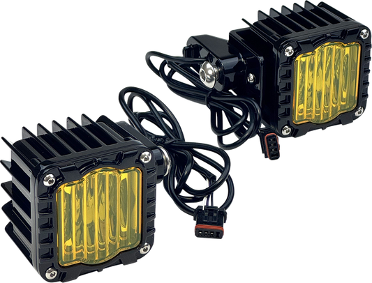 CUSTOM DYNAMICS LED Turn Signals - Selective Yellow Lens - '22-'25 FXLRST/FXRST SD-LRST-FT-YB