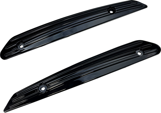 CUSTOM DYNAMICS Windshield Trim - Blackout - '15-'25 FLTR CD-RG-TRIM-B