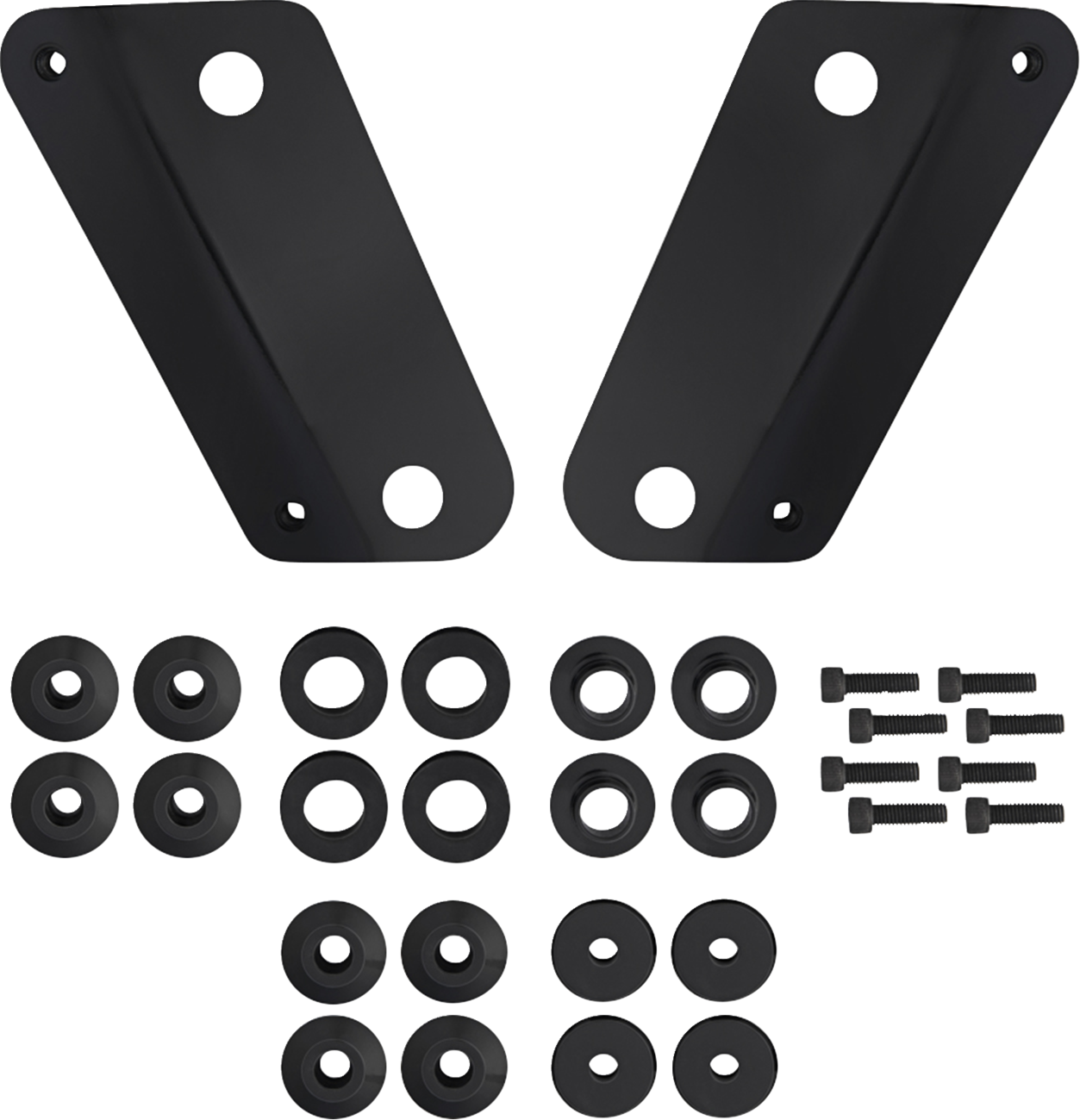 MEMPHIS SHADES Windshield Adapter Kit - Black - FLHX MEB9085