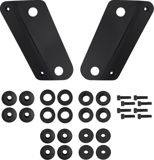 MEMPHIS SHADES Windshield Adapter Kit - Black - FLHX MEB9085