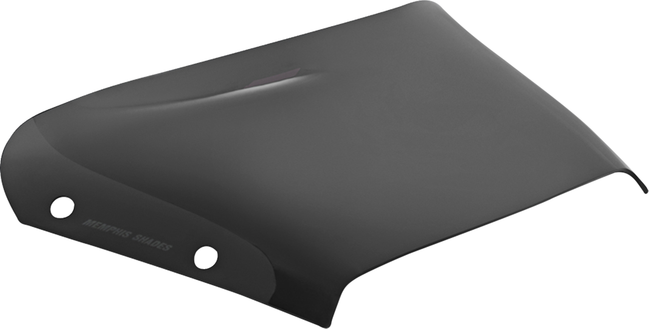 MEMPHIS SHADES Spoiler Windshield - 2" - Dark Black Smoke - FLHX MEP88610