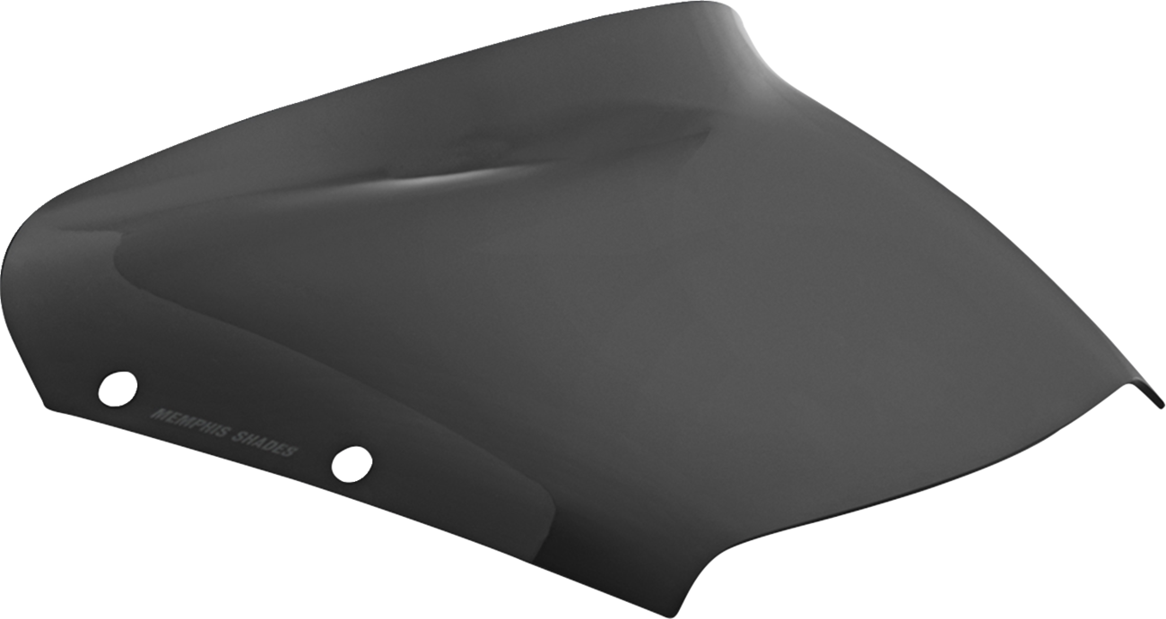 MEMPHIS SHADES Spoiler Windshield - 3" - Dark Black Smoke - FLHX MEP88710