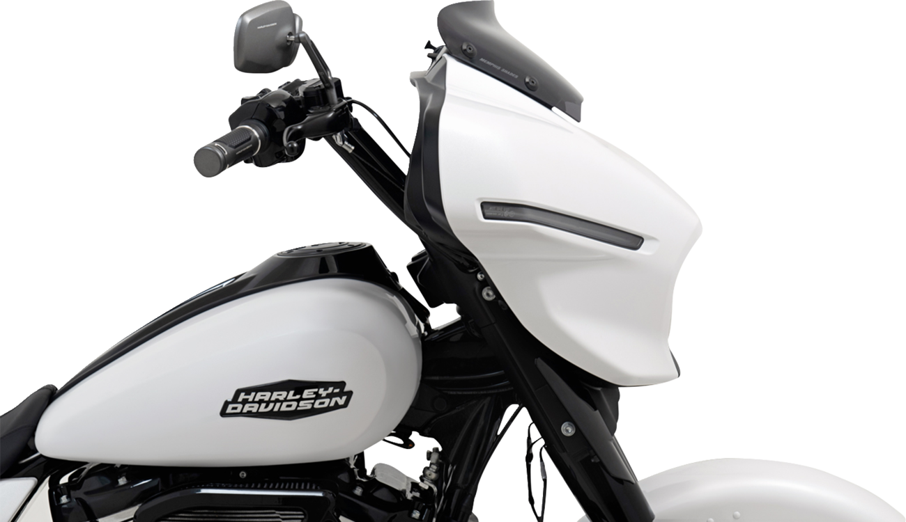 MEMPHIS SHADES Spoiler Windshield - 2" - Dark Black Smoke - FLHX MEP88610