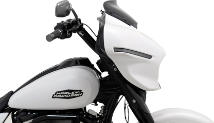 MEMPHIS SHADES Spoiler Windshield - 2" - Dark Black Smoke - FLHX MEP88610