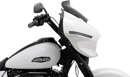 MEMPHIS SHADES Spoiler Windshield - 3" - Dark Black Smoke - FLHX MEP88710