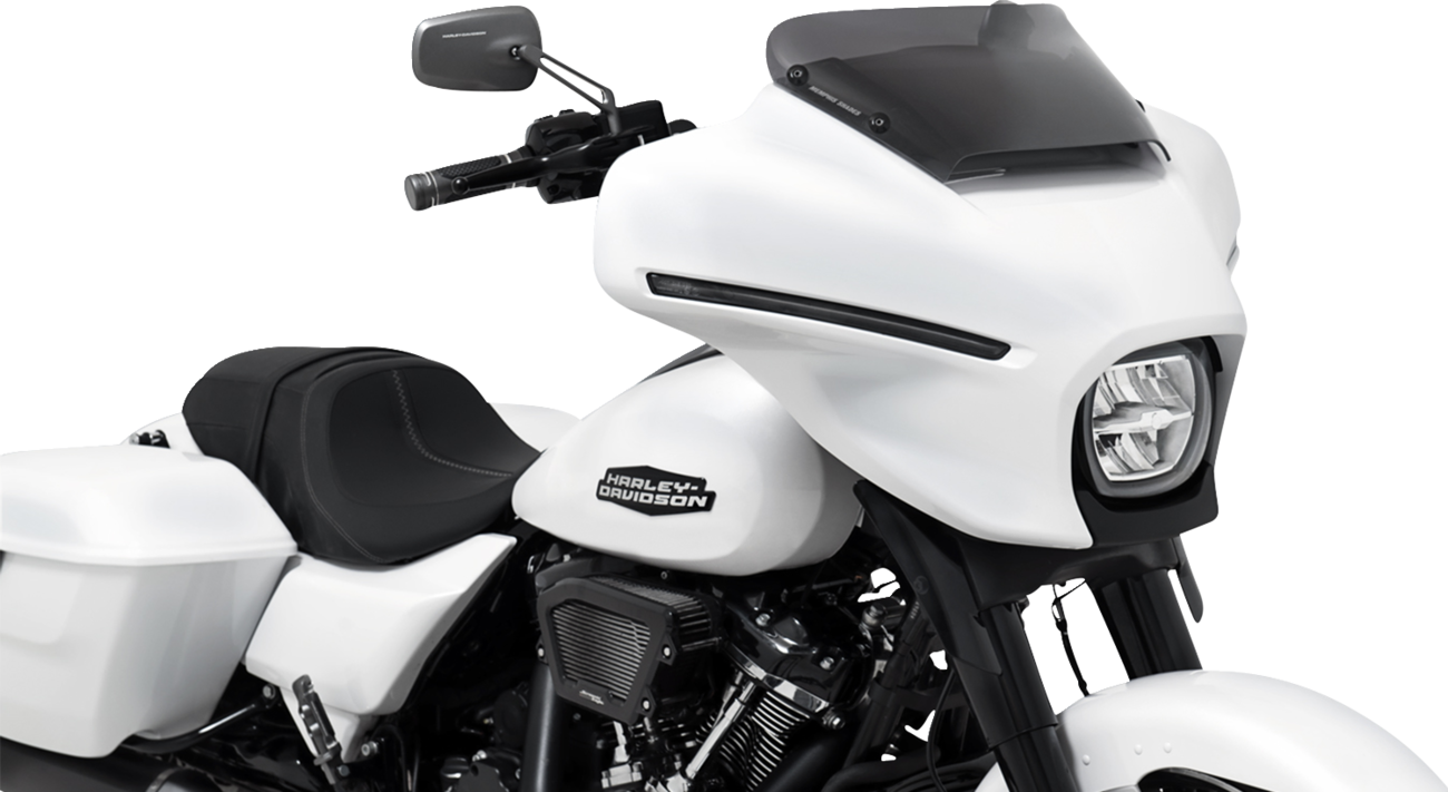 MEMPHIS SHADES Spoiler Windshield - 2" - Dark Black Smoke - FLHX MEP88610