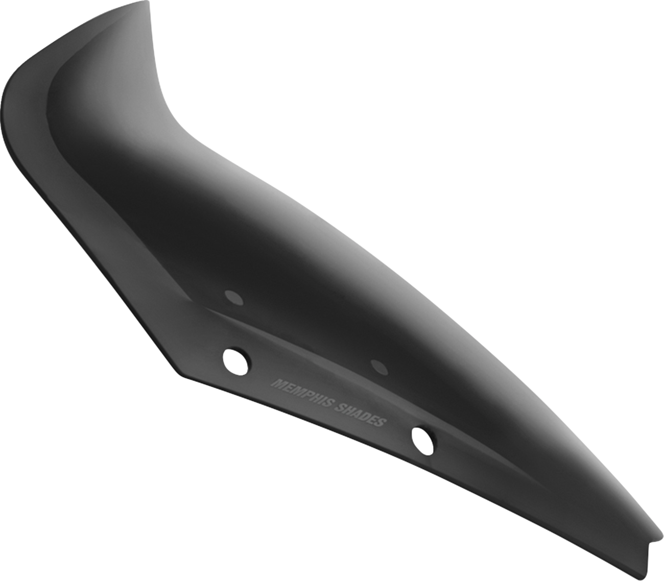 MEMPHIS SHADES Spoiler Windshield - 6" - Dark Black Smoke - FLHX MEP89010