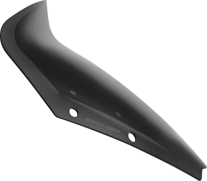 MEMPHIS SHADES Spoiler Windshield - 6" - Dark Black Smoke - FLHX MEP89010