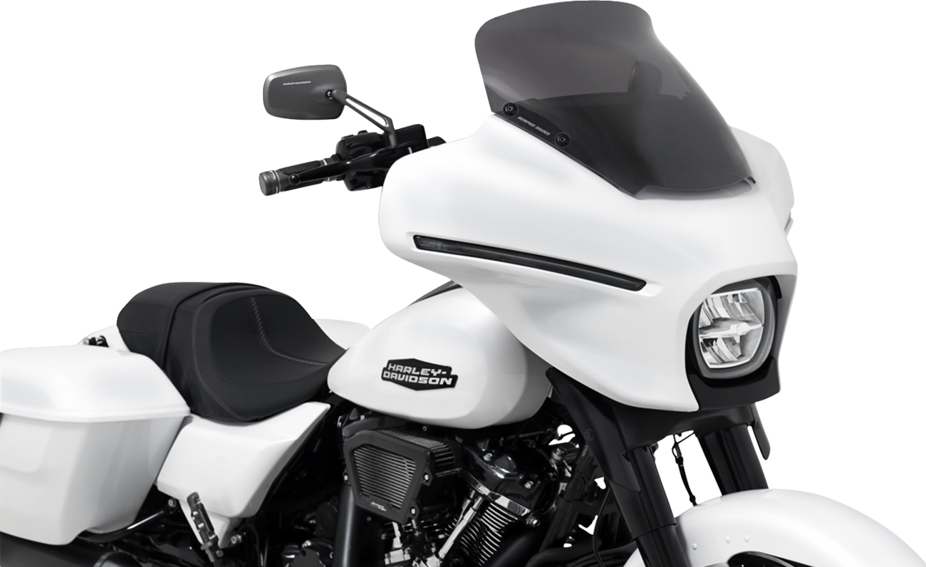 MEMPHIS SHADES Spoiler Windshield - 6" - Dark Black Smoke - FLHX MEP89010