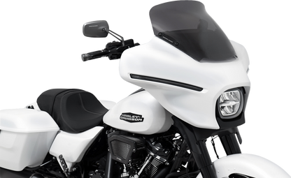 MEMPHIS SHADES Spoiler Windshield - 6" - Dark Black Smoke - FLHX MEP89010