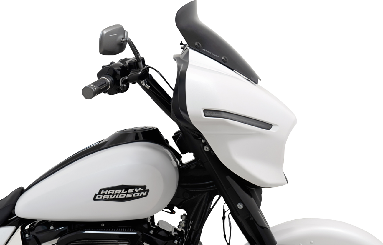 MEMPHIS SHADES Spoiler Windshield - 5" - Dark Black Smoke - FLHX MEP88910