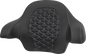 SADDLEMEN Tour-Pak® Passenger Pad - Tri-Gripper - Silver Stitch - FLH/FLT '14-'25 814-07-21105